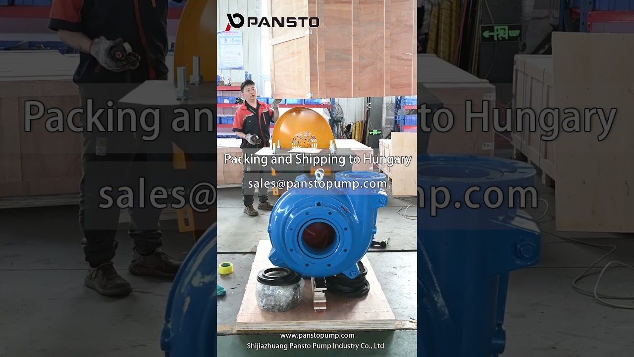 Centrifugal Slurry Mud Pump for Mining Sand and Sewage | Warman AH 2/1.5 & 6/4 Replacement |  Pansto