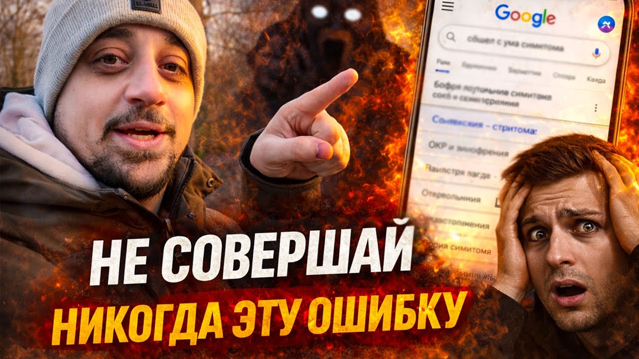 НИКОГДА НЕ СОВЕРШАЙ ЭТУ ОШИБКУ ВО ВРЕМЯ ТРЕВОГИ (ОКР, ИПОХОНДРИЯ)