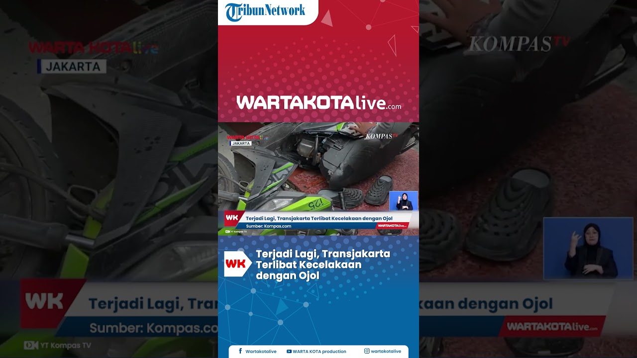 Terjadi Lagi, Transjakarta Terlibat Kecelakaan dengan Ojol