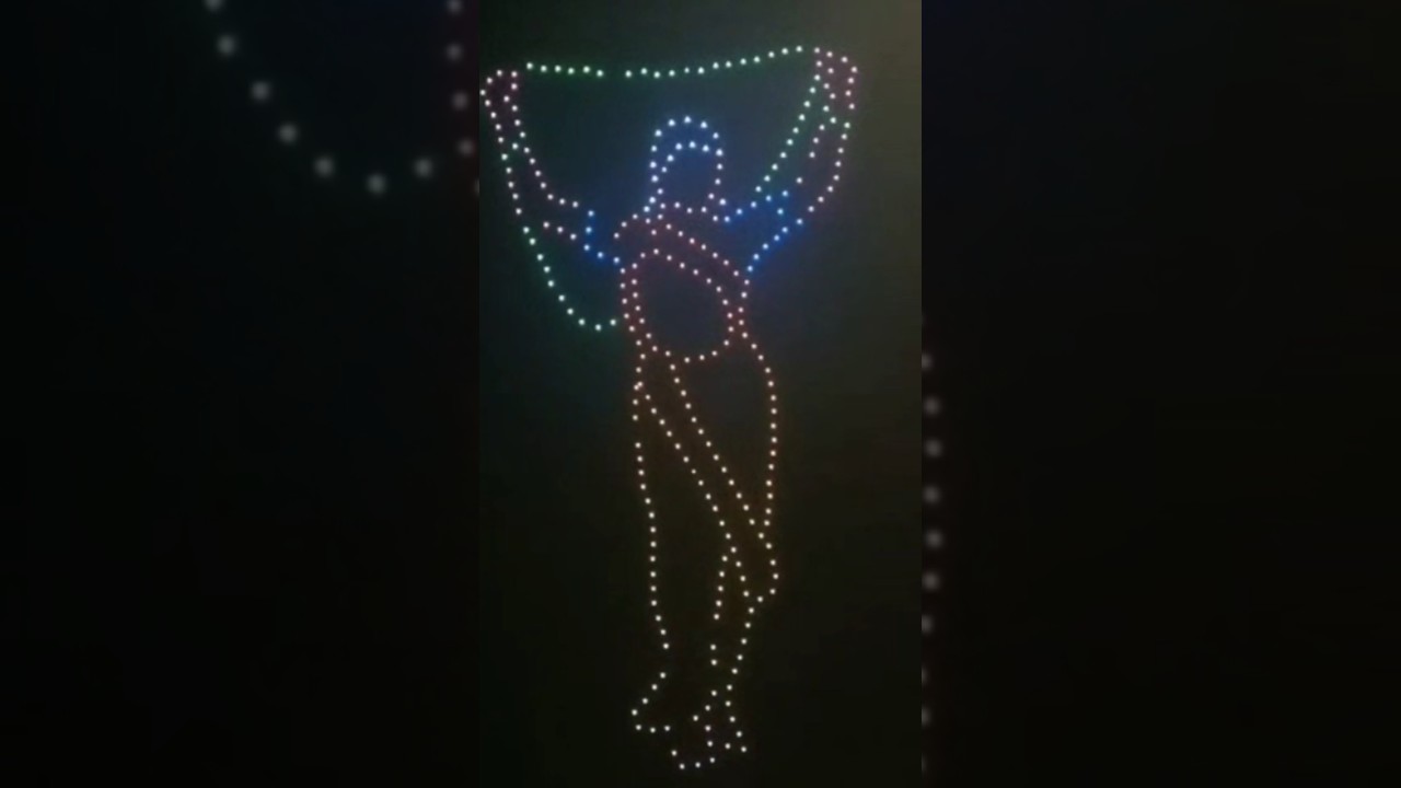 Spectacular Drone Show at Mahaparyatan Utsav 2025 | A Night to Remember
