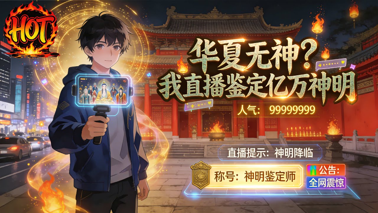 ✨【强推】《华夏无神？我直播鉴定亿万神明》1--60集穿越绑定直播鉴神系统！一个嘉年华解锁华夏神明真名，嫦娥、孙悟空、李白接连觉醒，SSS级神宠#穿越 #末世 #异能 ##动态漫画 漫野推文