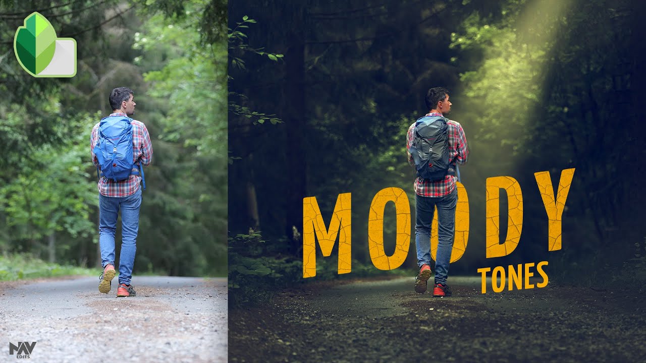 Создавайте МРАЧНЫЕ ТОНА с ДРАМАТИЧНЫМ фоном в приложении Snapseed | Android | iOS