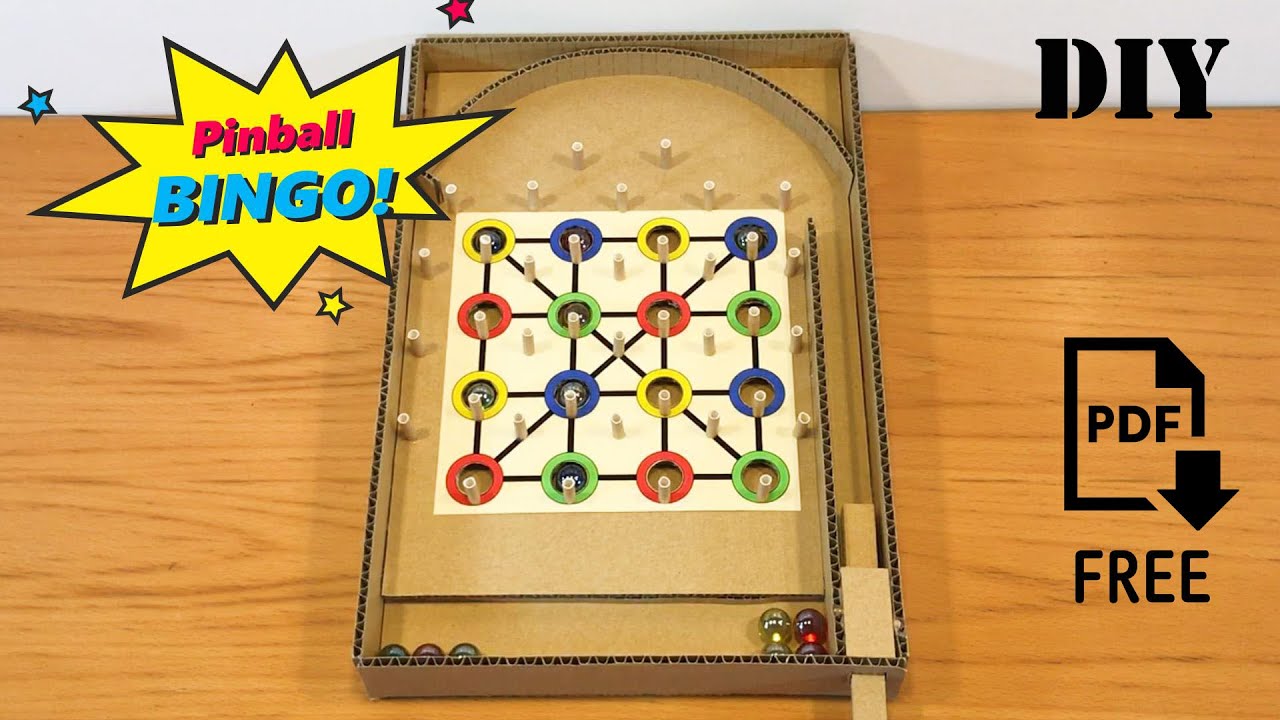 スマートボール（ピンボール）でビンゴ！の作り方 How to make a Japanese Pinball BINGO!
