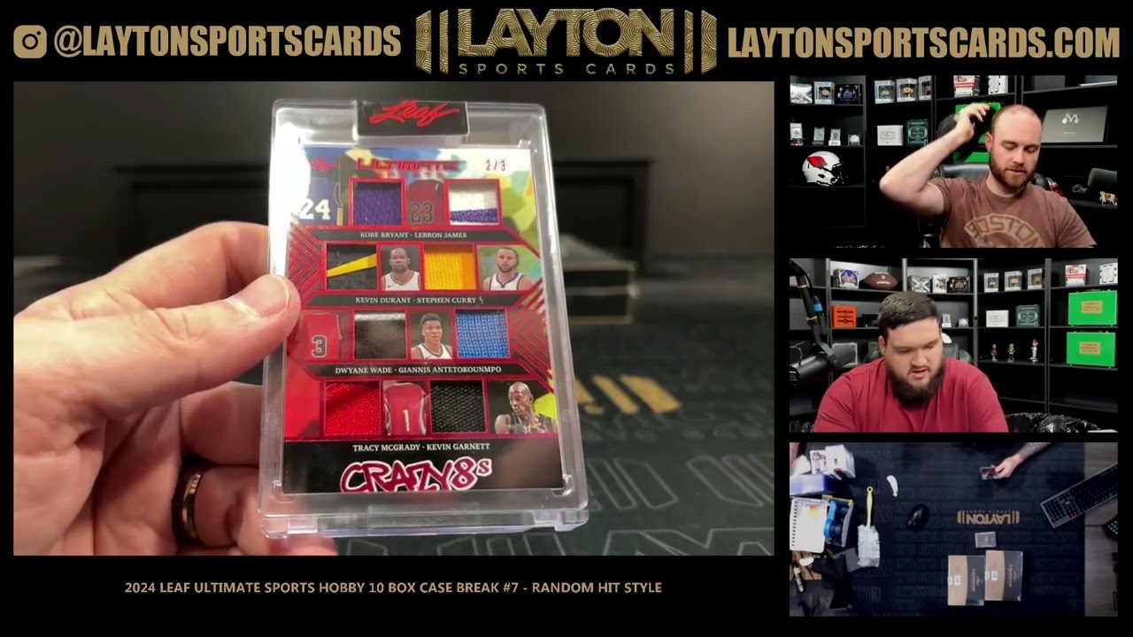 2024 Leaf Ultimate Sports Hobby 10 Box Case Break #7