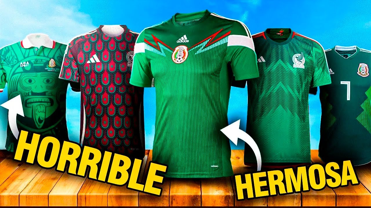Las MEJORES y PEORES camisetas de la SELECCIÓN MEXICANA | Tierlist
