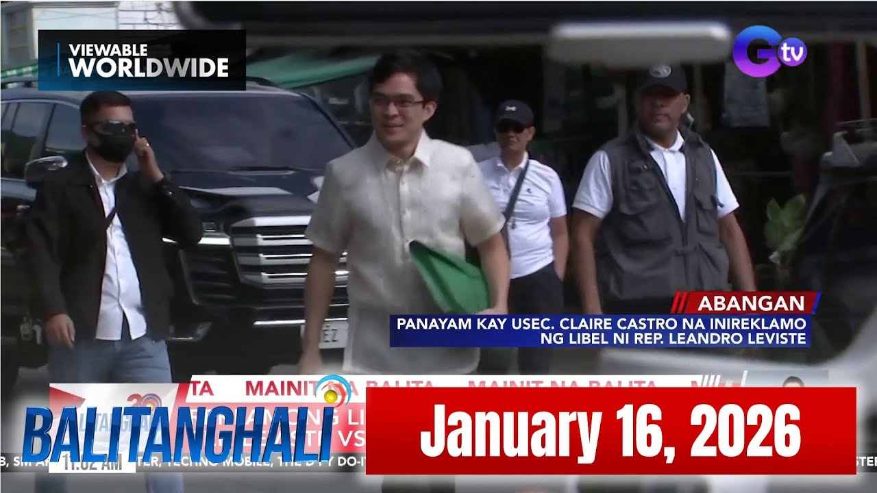 Balitanghali Express: January 16, 2026
