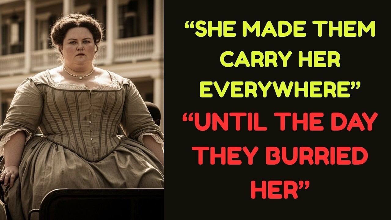 The Obese Plantation Owner Who Forced Slaves to Carry Her | The Day They Let Her Fall (1857)