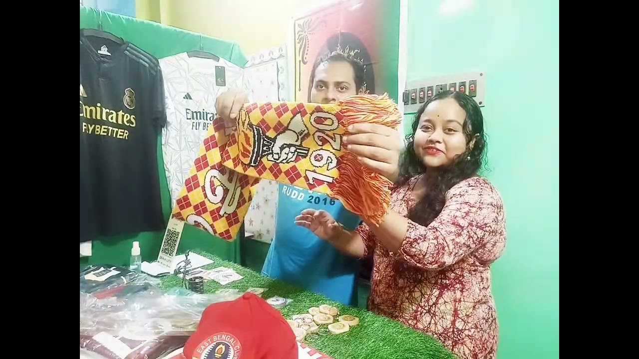 ডার্বির আগে বিশেষ চমক সৌরমী-Souromi তে।❤️💛💚❤️.... #souromi #MohunBagan #EastBengal