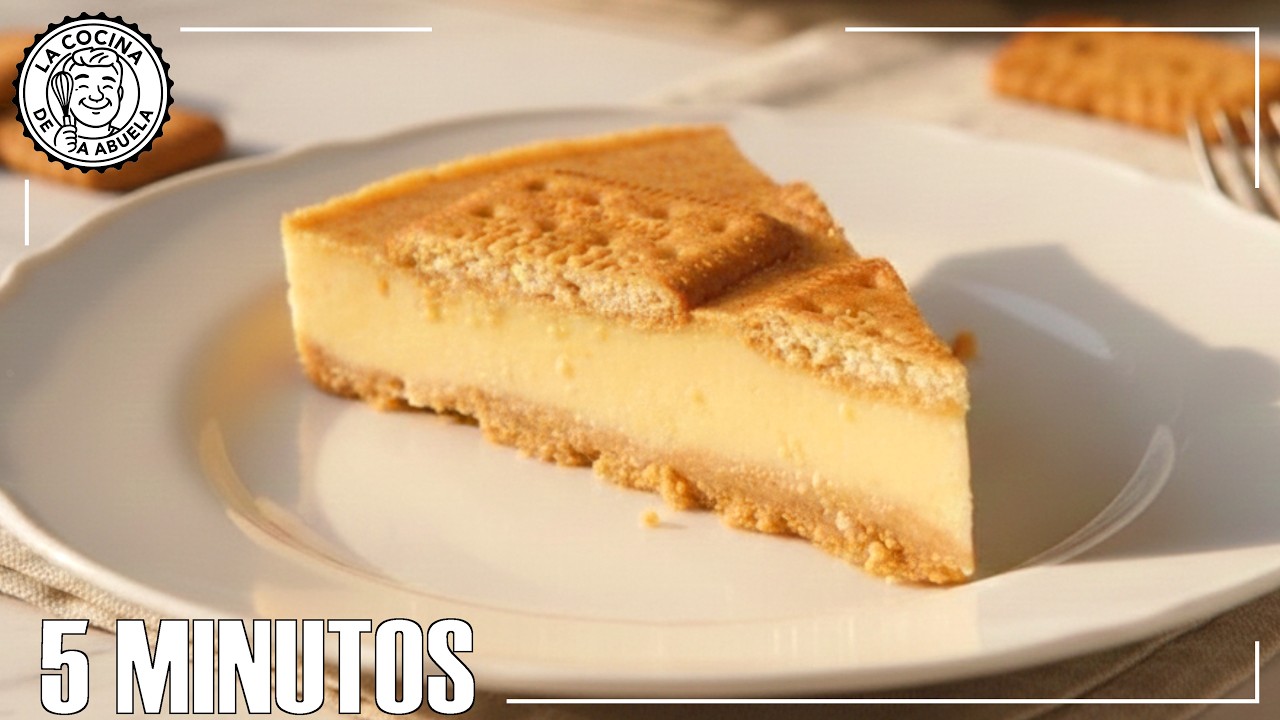Con UN SOBRE de FLAN preparo una TARTA FÁCIL y BARATA 🍰 | Sin Horno y Lista en Minutos