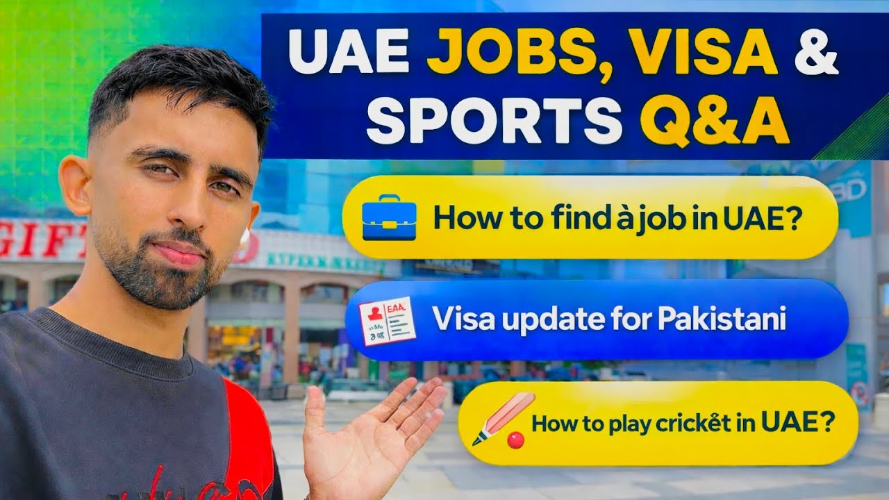 UAE 🇦🇪 main Job tips,Pakistani Visa Update & Cricket Career | Sab Jawab Aaj | Must Watch 🇦🇪🏏 #UAE