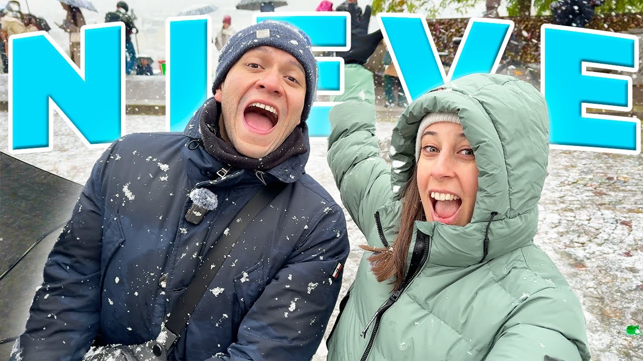 Cae nieve en París (Te enseñamos cómo se ve)