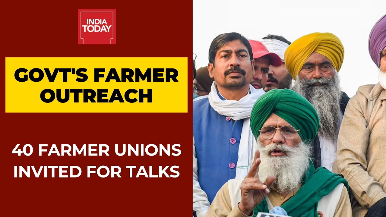 Centre Invites 40 Farmer Unions For Fresh Round Of Talks Over Farm Law Showdown