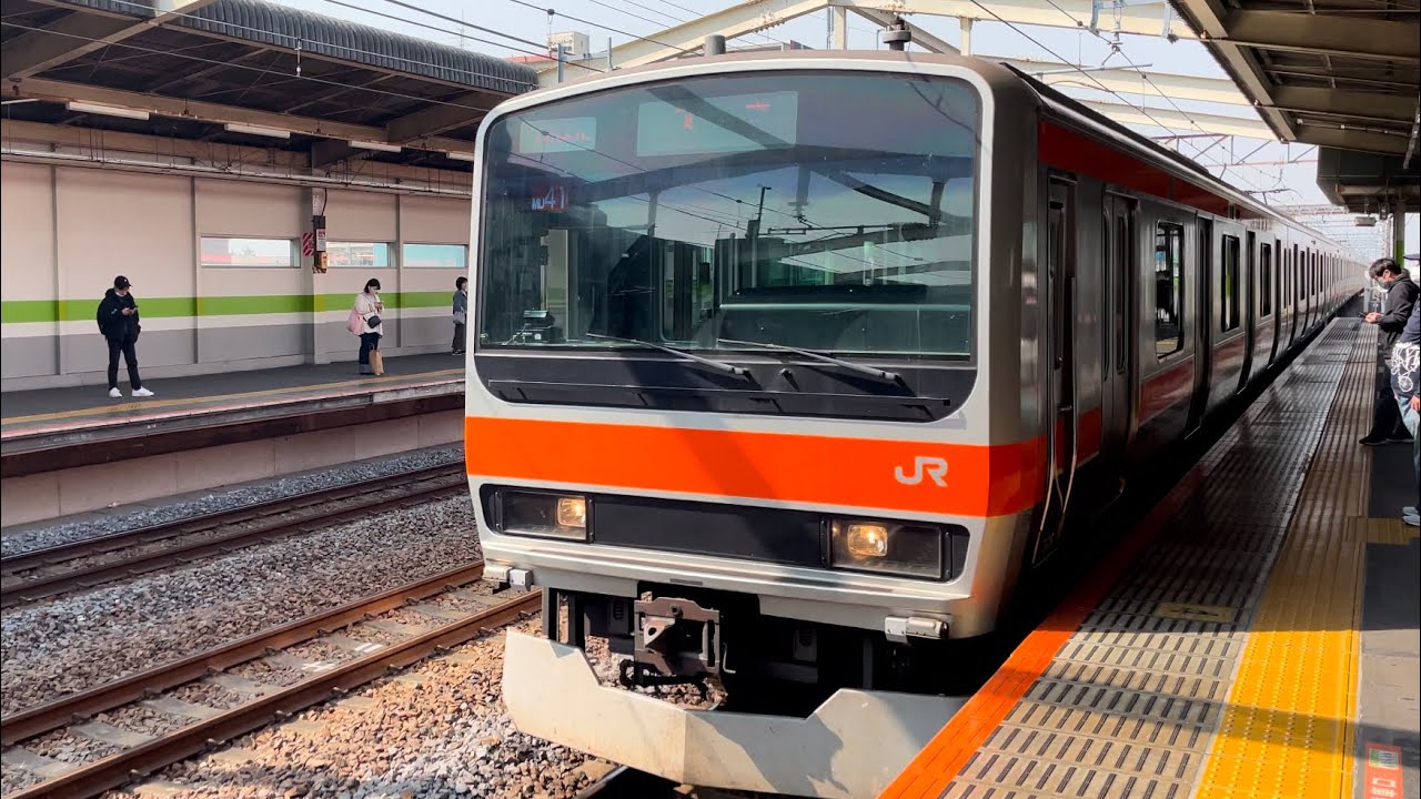 JR東日本武蔵野線-京葉線直通E231系南流山〜東京, JR East Musashino-Keiyo Line E231 series JM16 Minami Nagareyama-JE1Tokyo