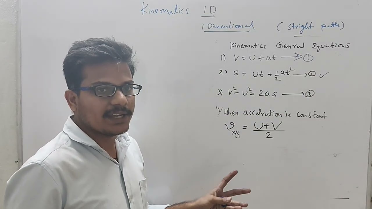 Kinematics 1D motion and it's numerical usage 