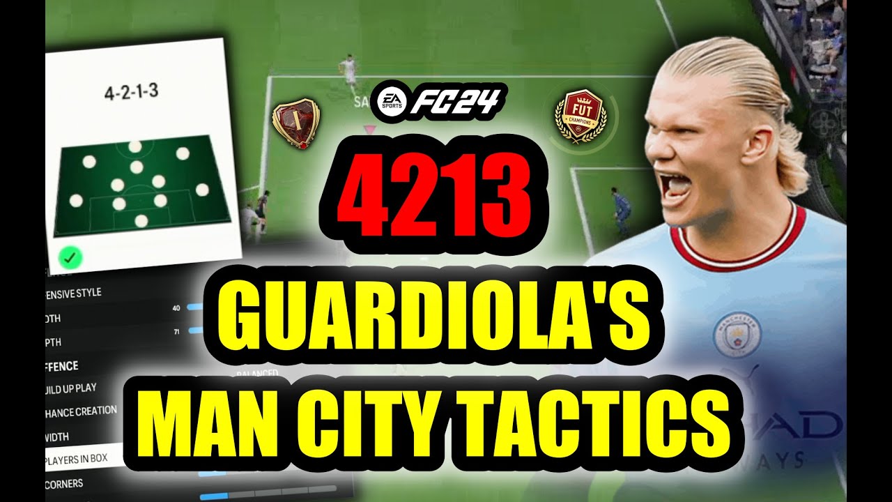 Pep Guardiola’s 4213 Manchester City tactics are perfect to counter the Meta in EA FC24