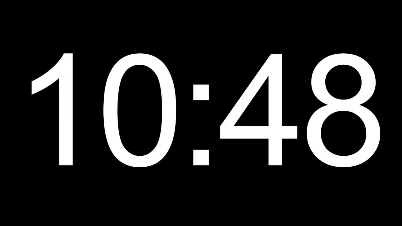 15 minute HD COUNTDOWN TIMER - no sound