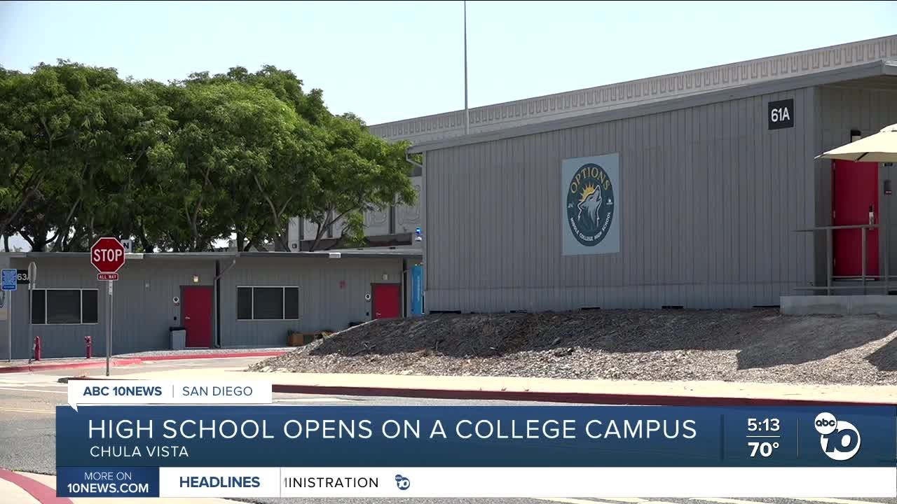 High school opens on Southwestern College campus, offers college courses