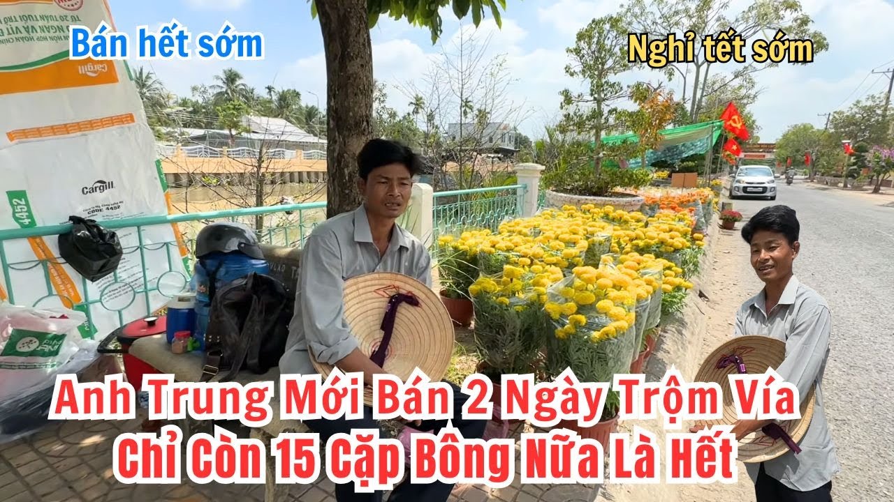 Anh Trung Mới Bán 2 Ngày Trộm Vía Chỉ Còn 15 Cặp Bông Nữa Là Hết Rồi