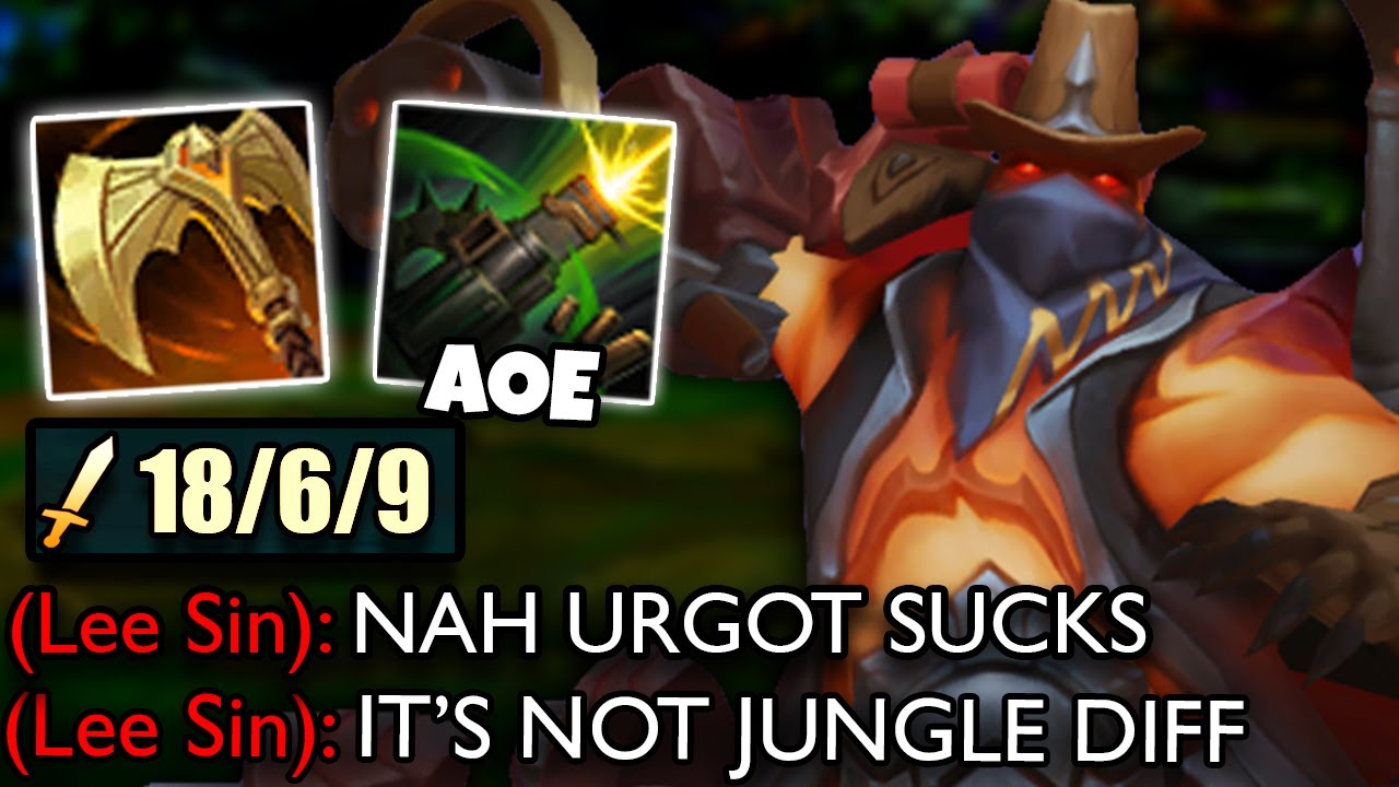 KOREAN TIAMAT URGOT BUILD is a FULL CLEARING MACHINE!! They have to nerf TIAMAT Urgot