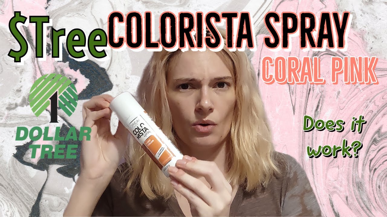 Работает ли спрей L'Or&eacute;al Colorista? | Временная краска для волос | Dollar Tree Find
