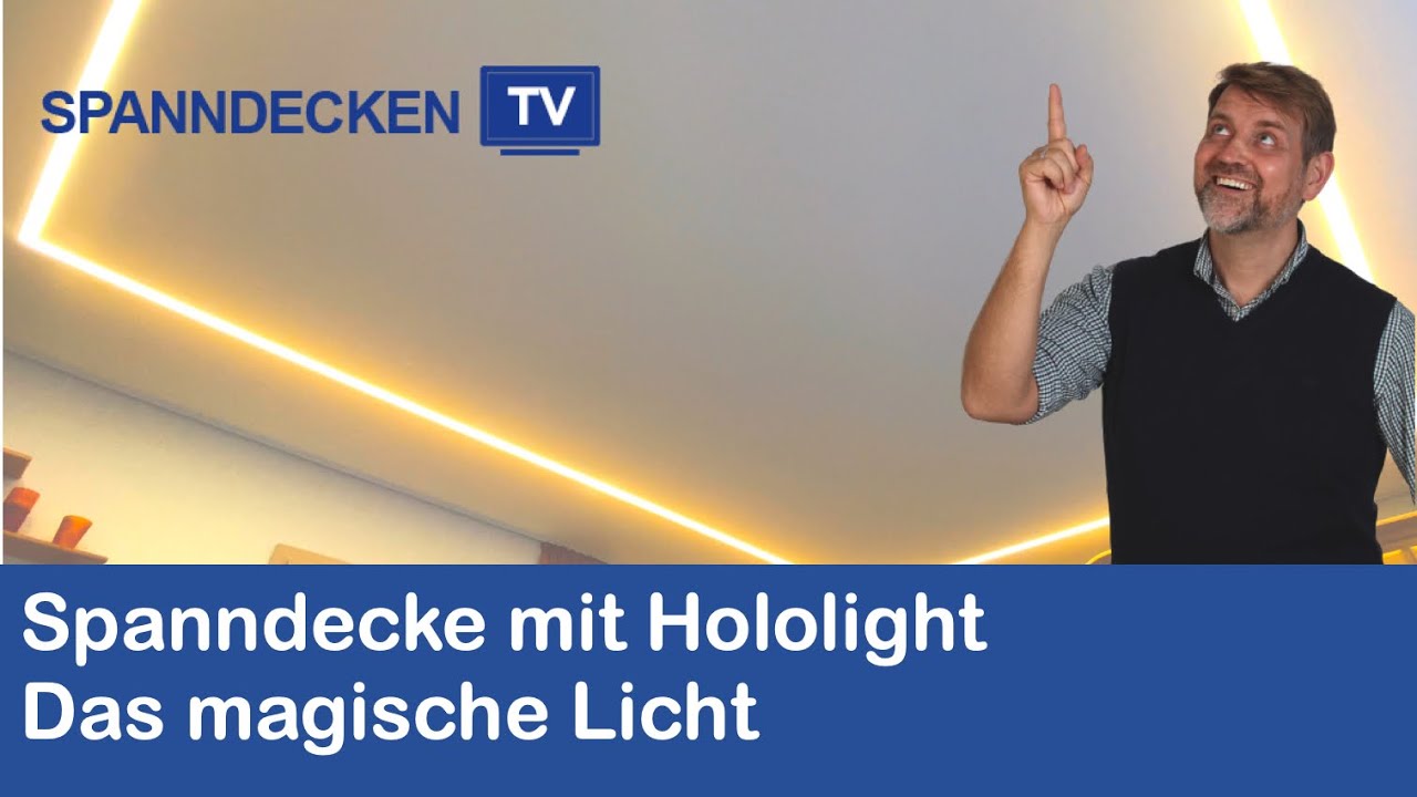 Spanndecke mit neuester Lichttechnik - Neuheit (2022)
