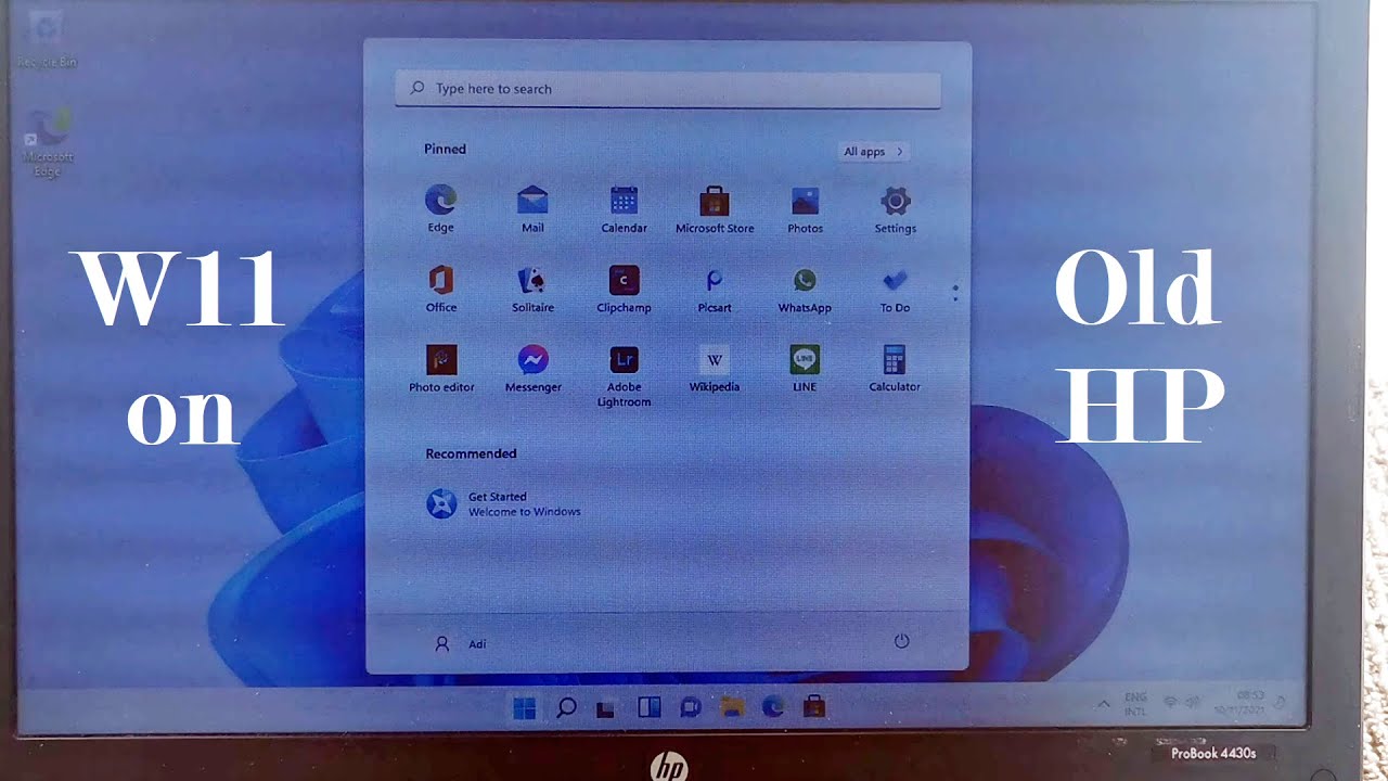 Как установить и запустить Windows 11 на любом старом ноутбуке HP 💻