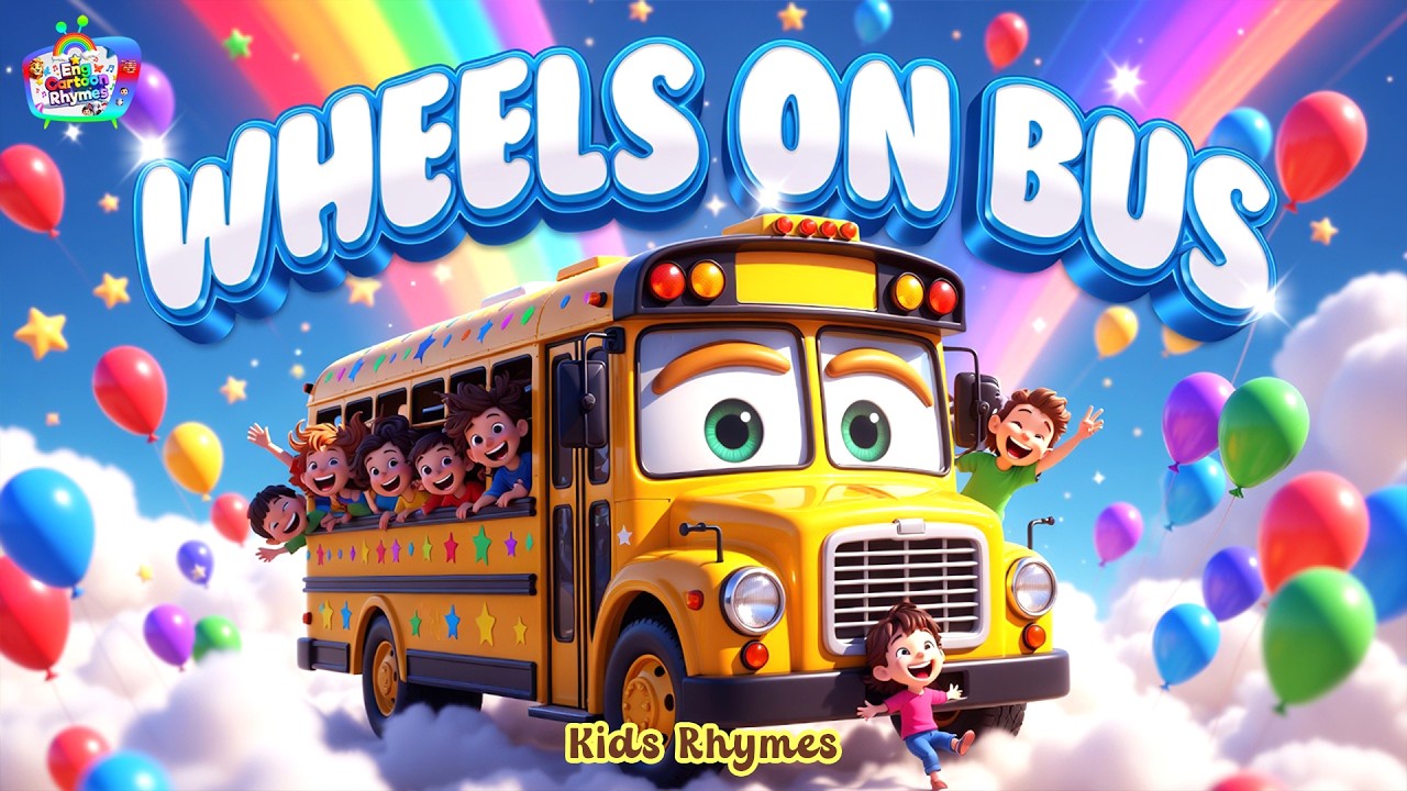 Wheels on the Bus Nursery Rhyme with Lyrics | Children Songs