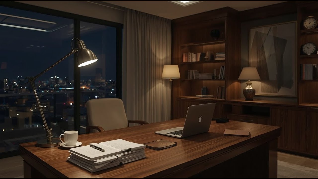 Late Night Study Focus 🌙 Quiet Night Session | Deep Focus Ambient for Studying