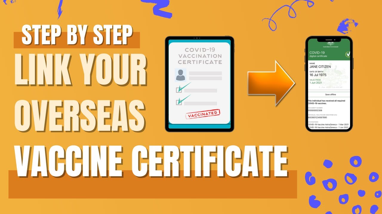 How to link your overseas vaccine certificate with myGov and state check in app