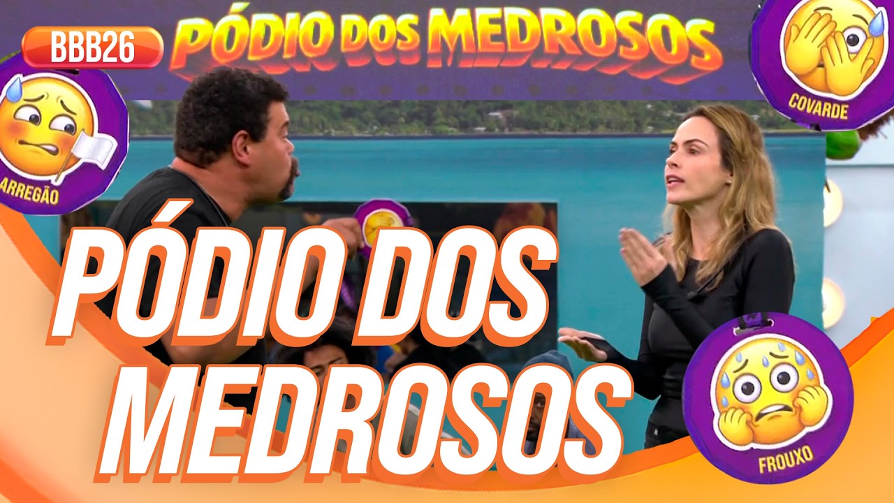SINCER&Atilde;O: Quem &eacute; o mais COVARDE, o mais FROUXO e o mais ARREG&Atilde;O do jogo? | BBB 26