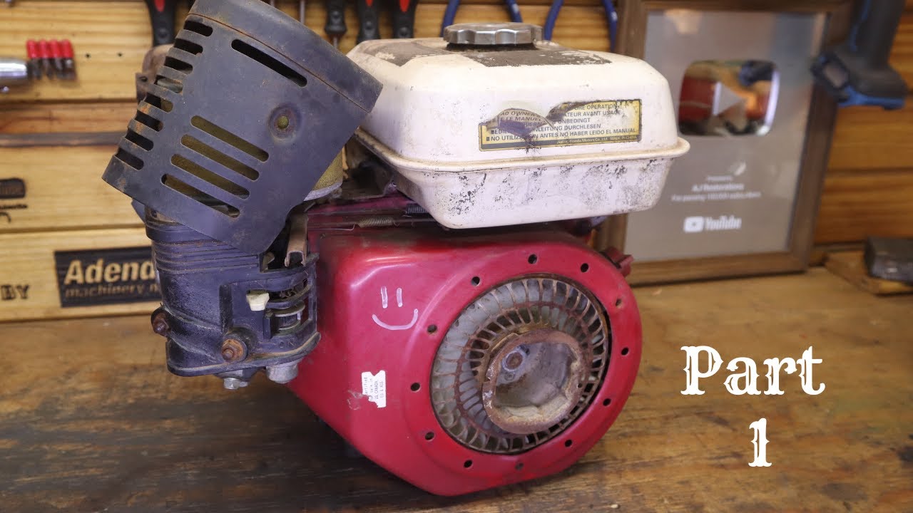 Restoring a Honda GX160 for a high pressure water pump - Part 1