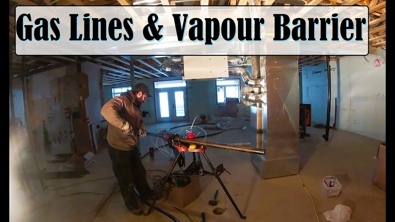 Vlog 18 -  Gas Lines & Vapour Barrier ICF Construction