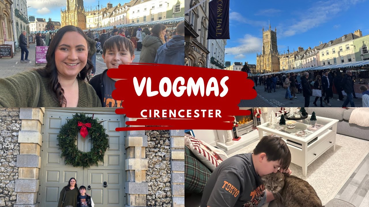 VLOGMAS.. Рождественская ярмарка в Сайренсестере, White Company и Joules Shop With Me + Жареная и...