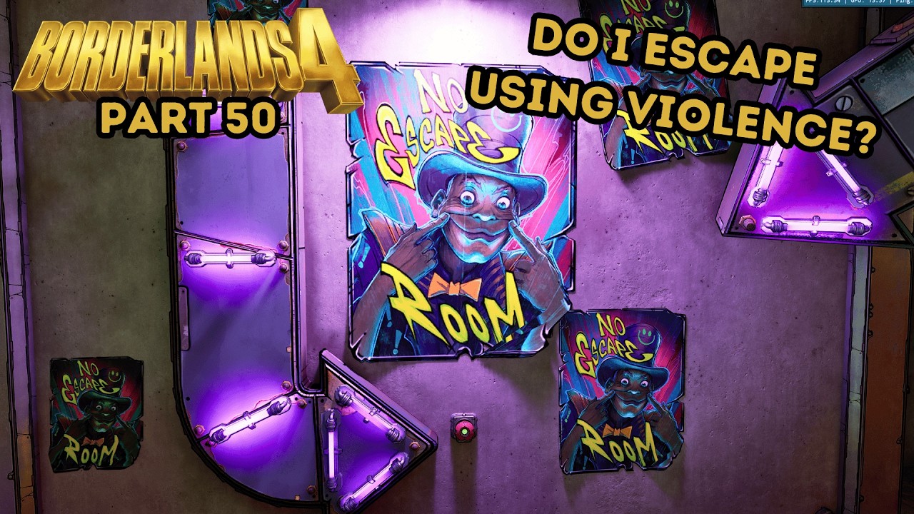 Blind Borderlands 4 Playthrough Part 50 - Do I Escape Using Violence?