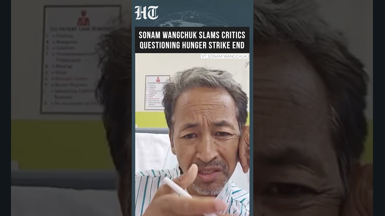 Sonam Wangchuk Hits Back At Critics Over Ending Hunger Strike | CJP Protests | #shorts