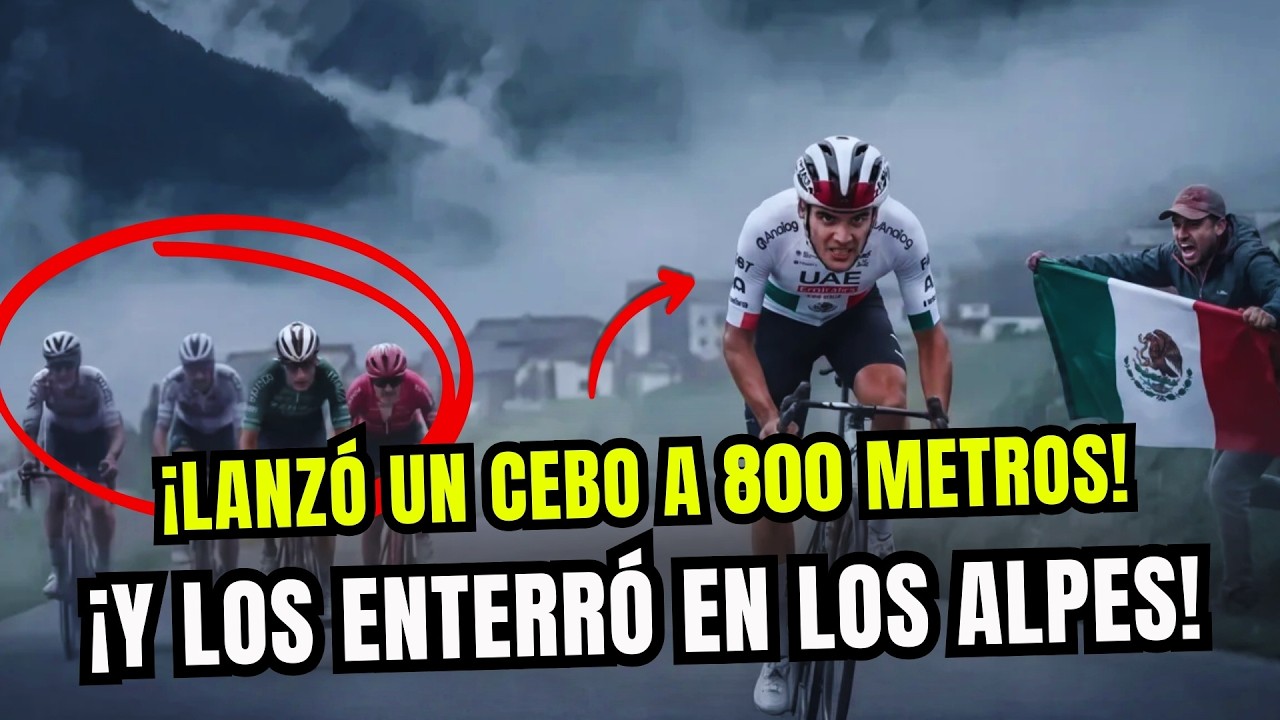 ¡Así arrasó ISAAC DEL TORO con TODO EL PELOTÓN en la ESTACIÓN DE ESQUÍ MÁS PELIGROSA DE AUSTRIA!