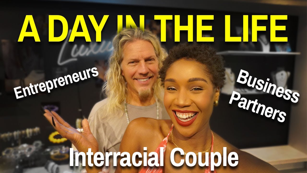 DAY IN THE LIFE OF ENTREPRENEUR'S & Interracial Couple, business partners, retail store owners