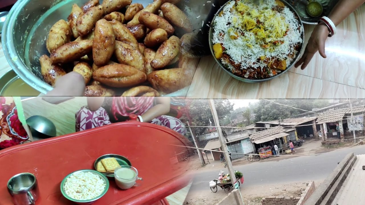 দুপুরে তনুর হাতের বিরিয়ানি রাত্রে মায়ের হাতের ভাজা পুলি জমিয়ে খাওয়া 