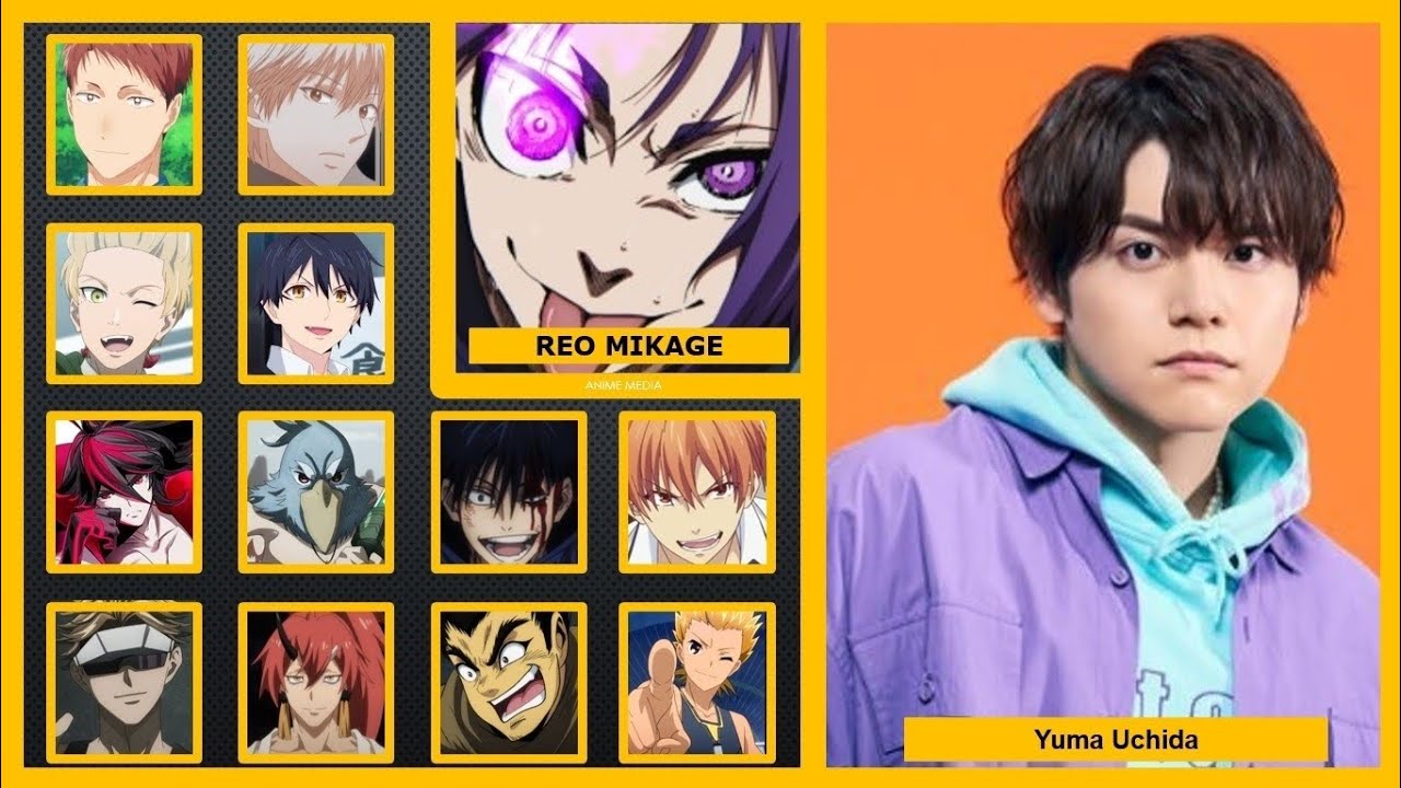 Blue Lock Japanese Voice Actors and their characters / #bluelock #voiceactors #seiyuu #anime