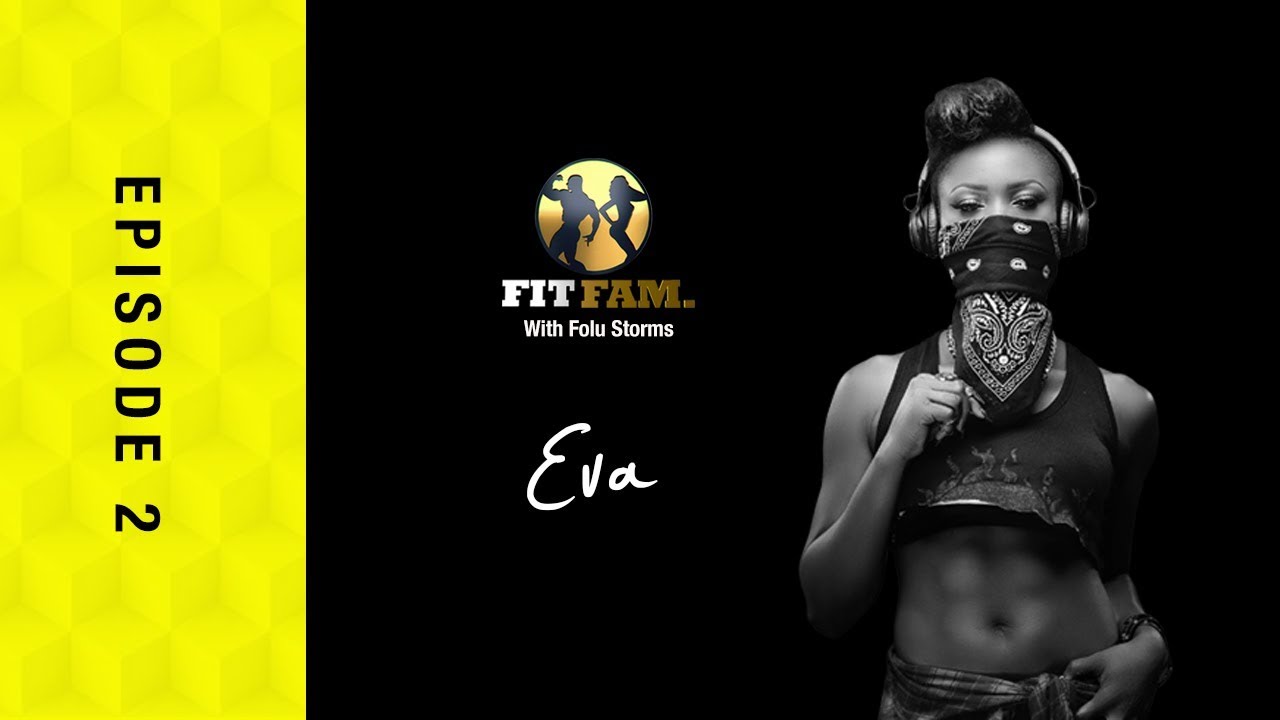 Eva works up a sweat with Folu Storms on MTV Base Fit Fam EP 2