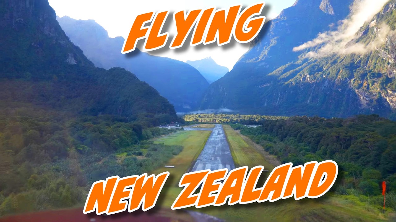 Worlds Most STUNNING Airport? ✈️🏔️ Flying to New Zealand's Milford Sound