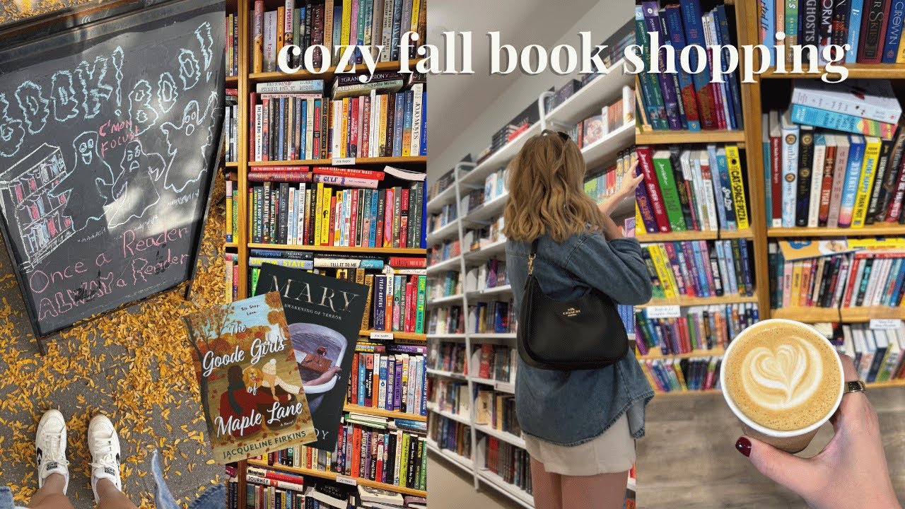 Уютный осенний видеоблог о книжном магазине 📖🍂 шопинг + книжный перелет