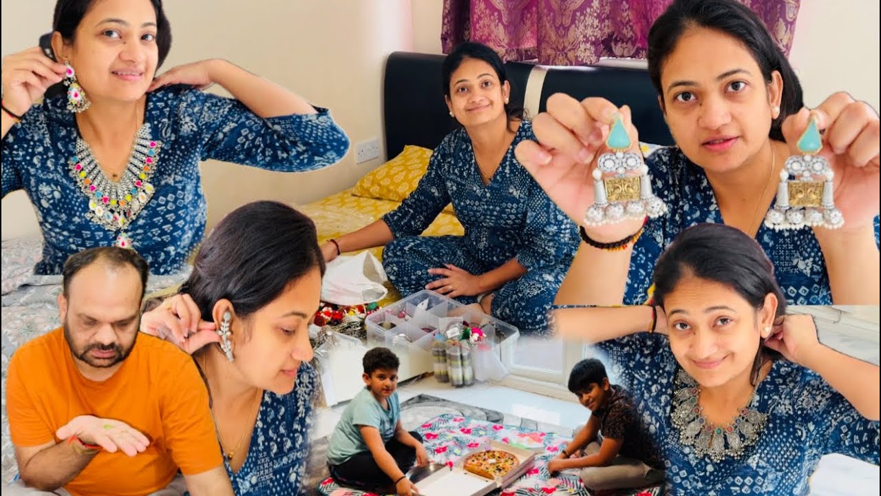 Navratri ki tayari start kardi sari oxidised jewellery collection k sath !
