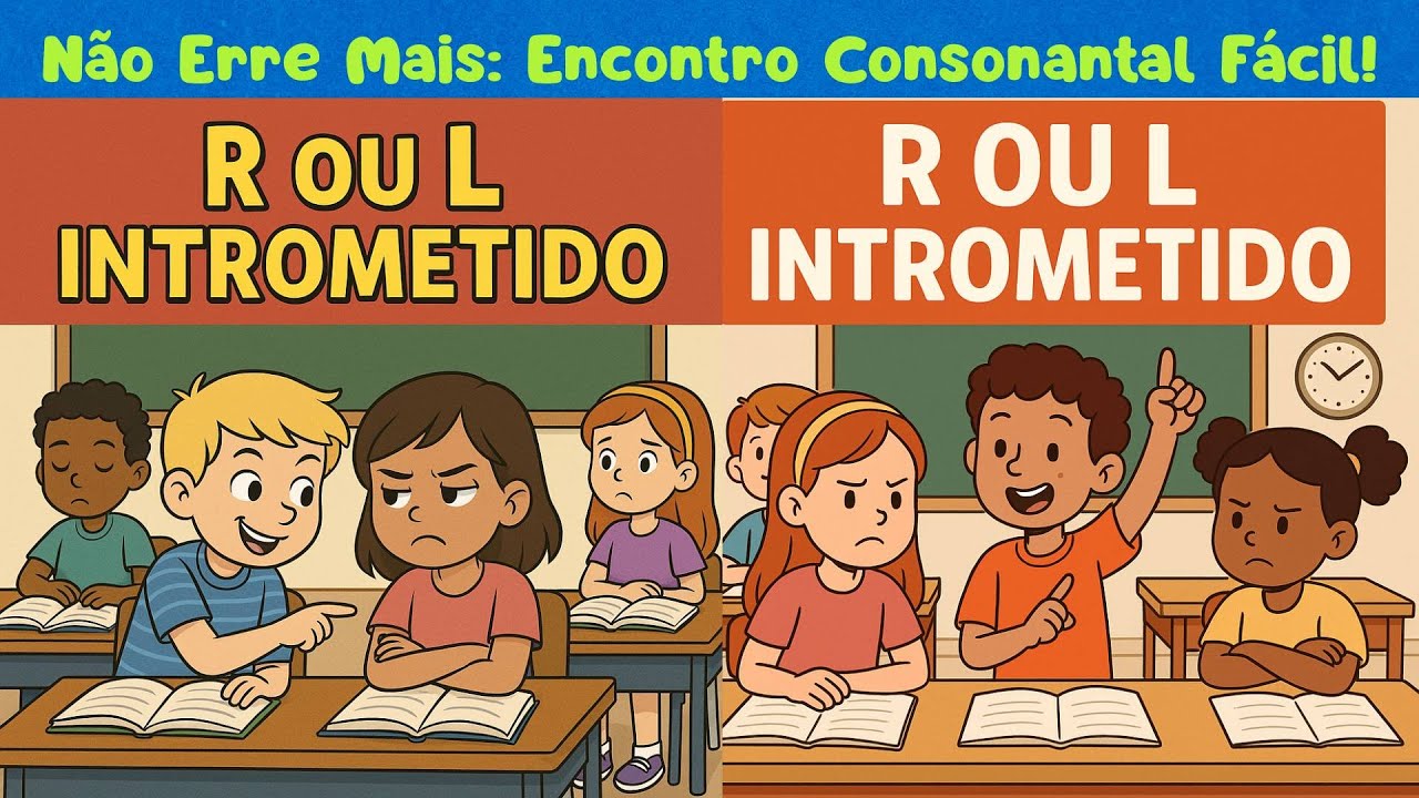 Você Sabe o Que é Encontro Consonantal? Descubra com R e L Intrometidos!