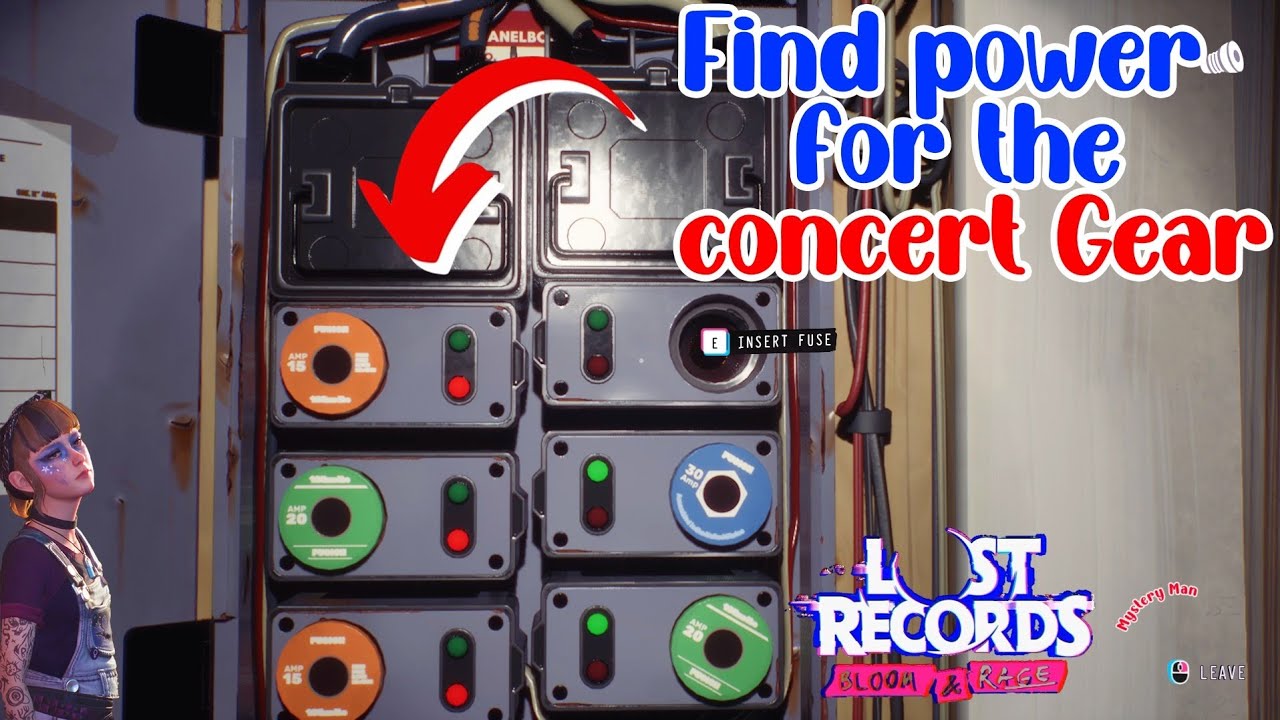 Lost Records: Bloom & Rage &ndash; Tape 1 | Find the Concert Gear + Fuse Puzzle Solution
