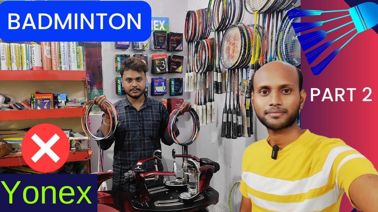 Badminton Racket Shop Kolkata | Professional Stringing |