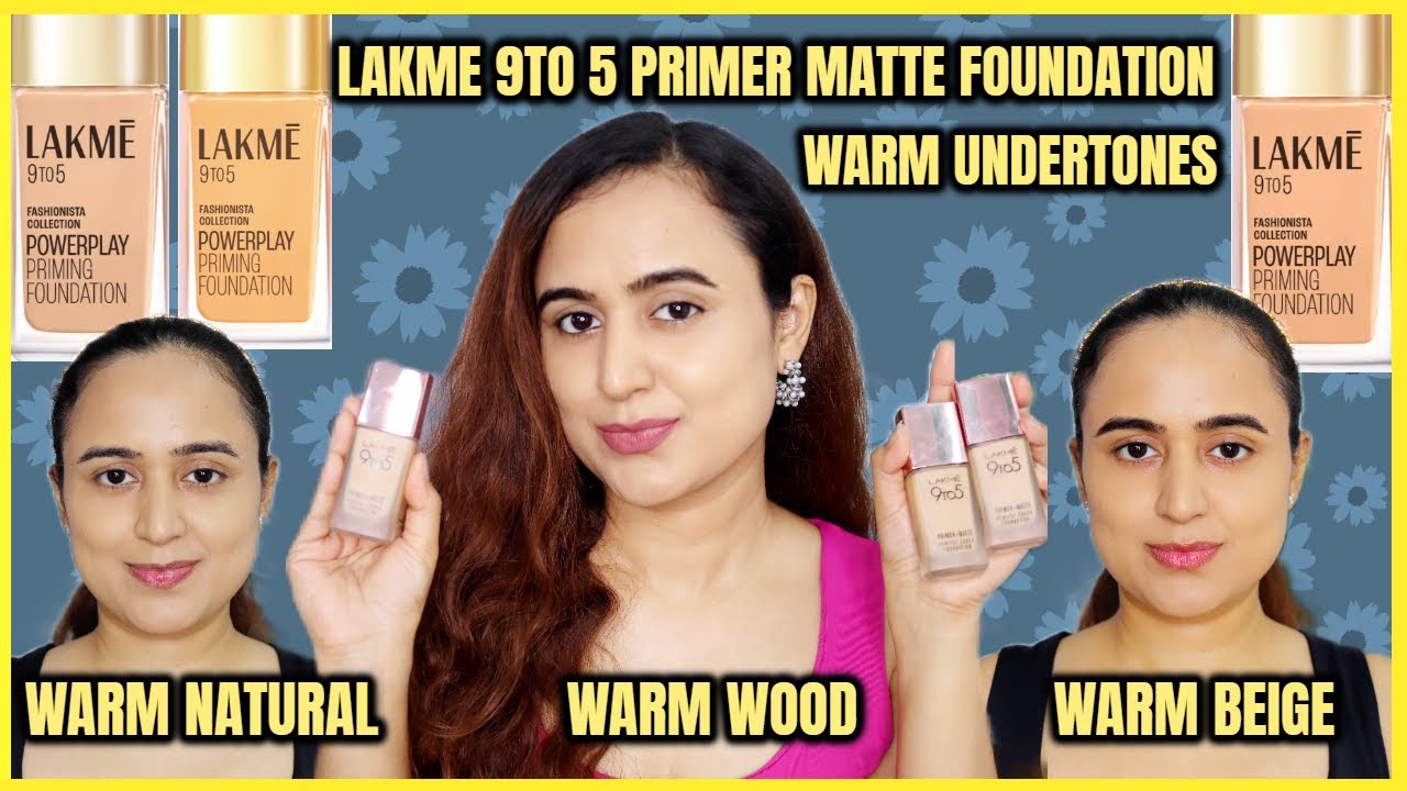 *Образцы* ​​Оттенки матовой основы Lakme 9to5 Primer | Теплый подтон | Waysheblushes