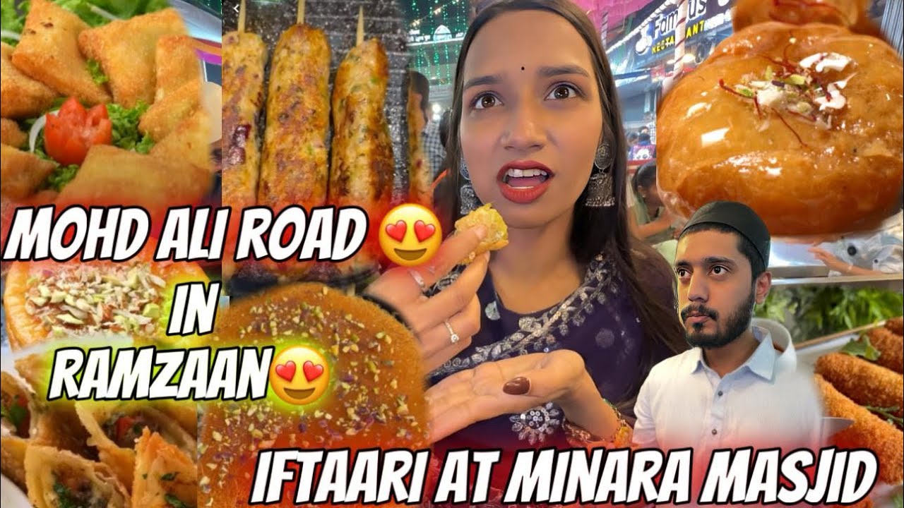 Mohamaad ali road during Ramzan❤️ | best food in Veg and Non veg🤤 at minar masjid | Aarti vlogs |