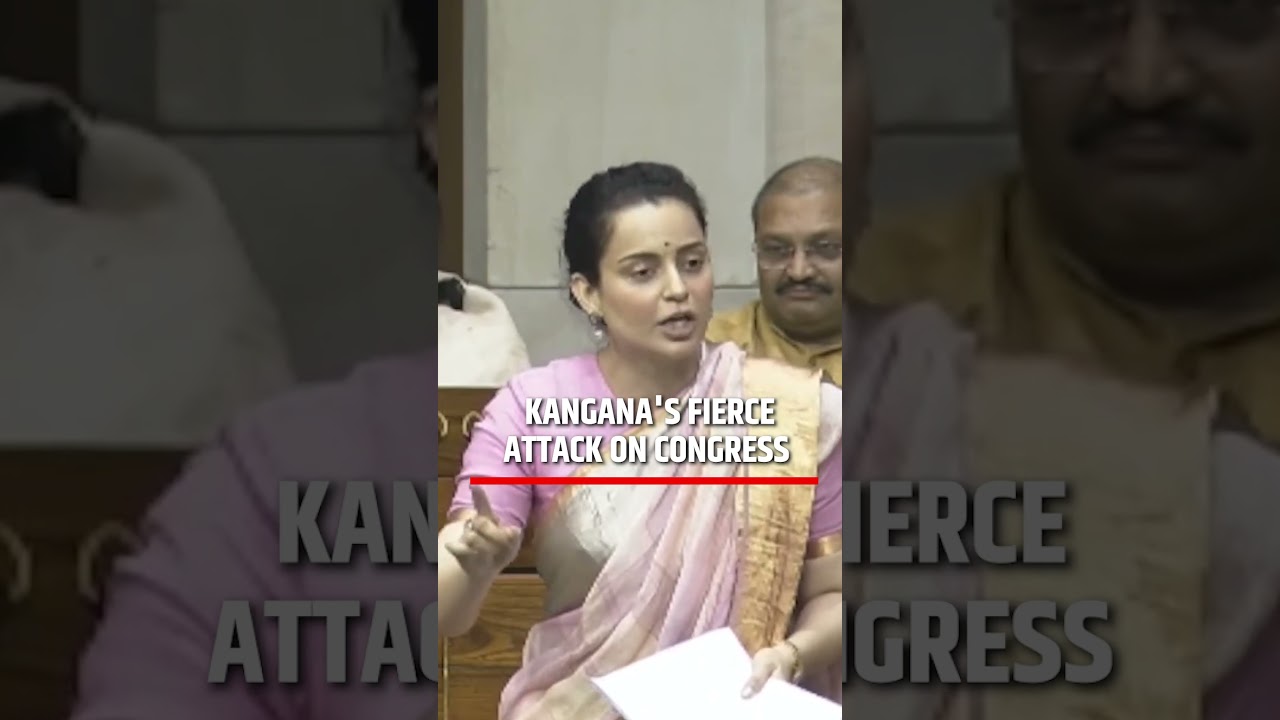 Kangana Ranaut Launches Fiery Attack On Congress During Women&rsquo;s Reservation Bill Debate