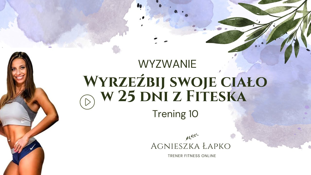 SZCZUPŁE RAMIONA/GAB60/TRENING Z z TAŚMĄ/PŁASKI BRZUCH/ĆWICZENIA CARDIO